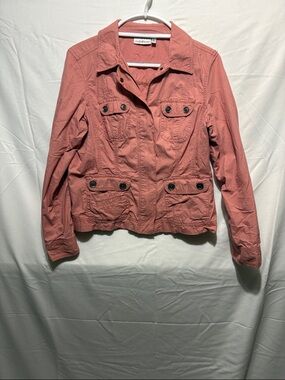 croft & barrow Dusty Rose Utility Jacket